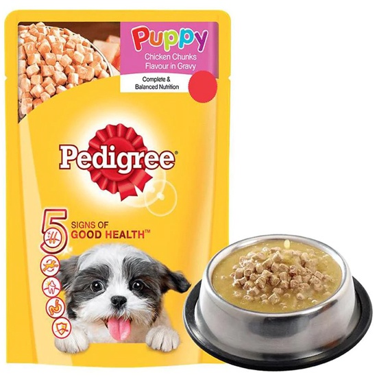 Puppy Chicken Chunks In Gravy 70gm